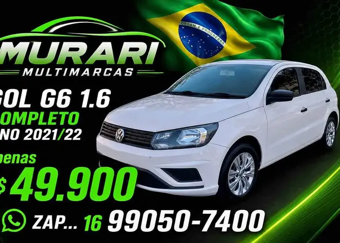 Volkswagen 🇧🇷gol 2022 G6 1.6 Completo Novo