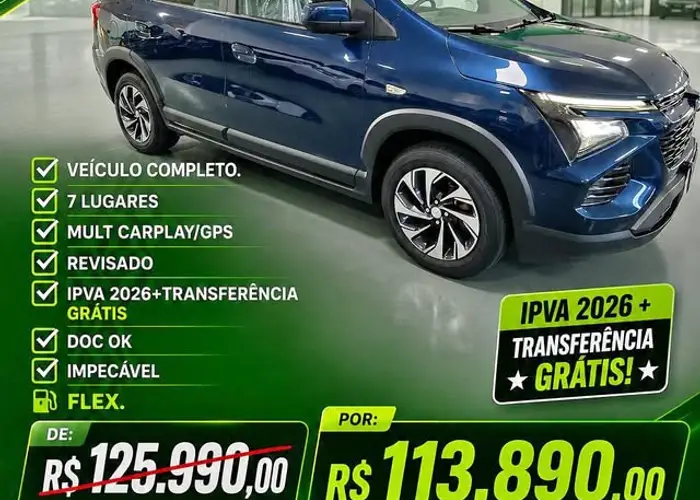 Chevrolet Spin 2025 Premier 1.8 Aut 7l