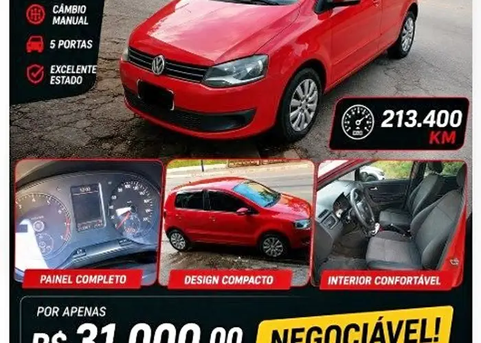 Volkswagen Vw 2013 - Volkswagen Fox 1.0